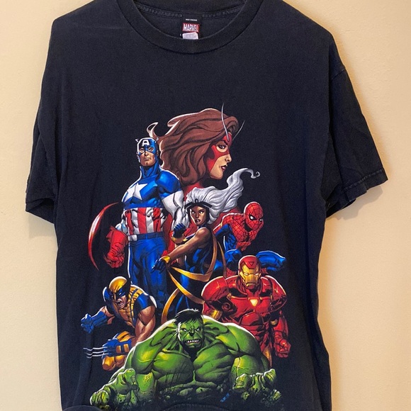 Vintage Marvel Mad Engine Super Hero T-Shirt - Picture 1 of 6